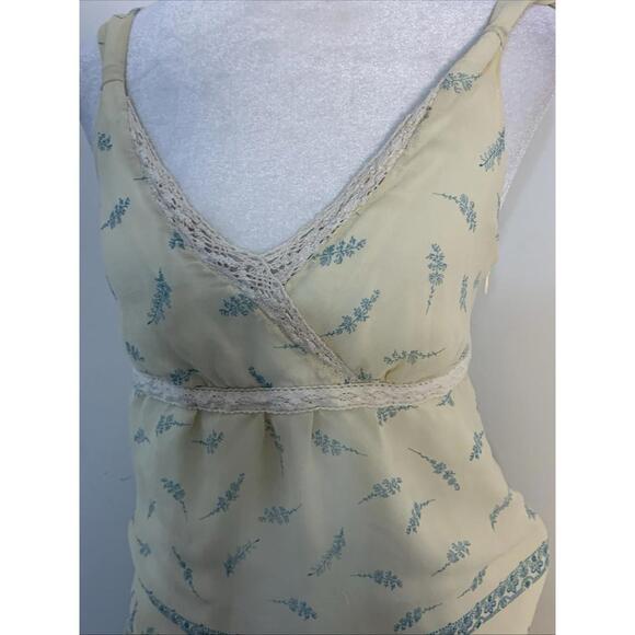 Kenzie 2 Piece Top & Skirt Set Y2K Boho 100% Silk Sz 4 Lined Side Zip - Picture 5 of 16